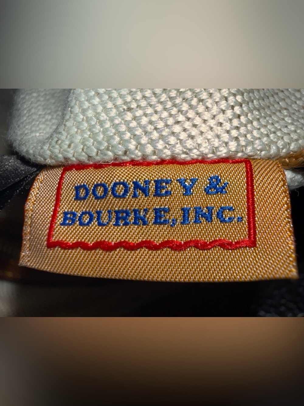 Dooney & Bourke Black with Brown Trim Pebbled Leather Shoulder Bag & Wallet - Picture 11 of 16